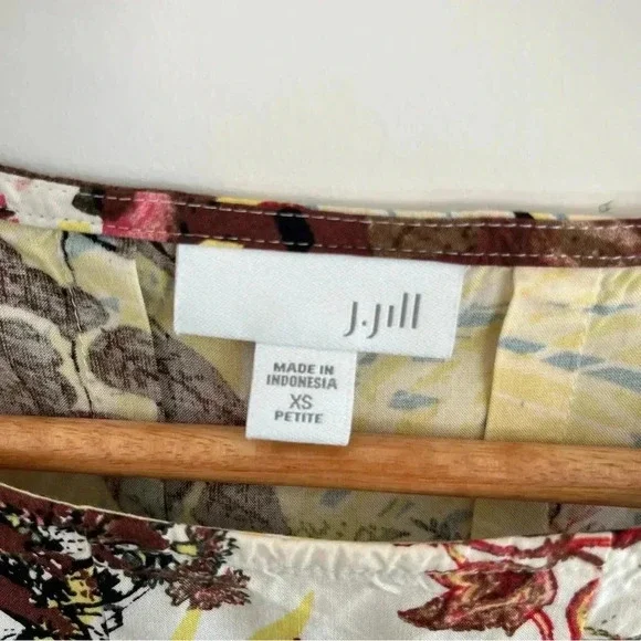 J. Jill Rayon Tropical Sheath Dress size XSP - Picture 7 of 10